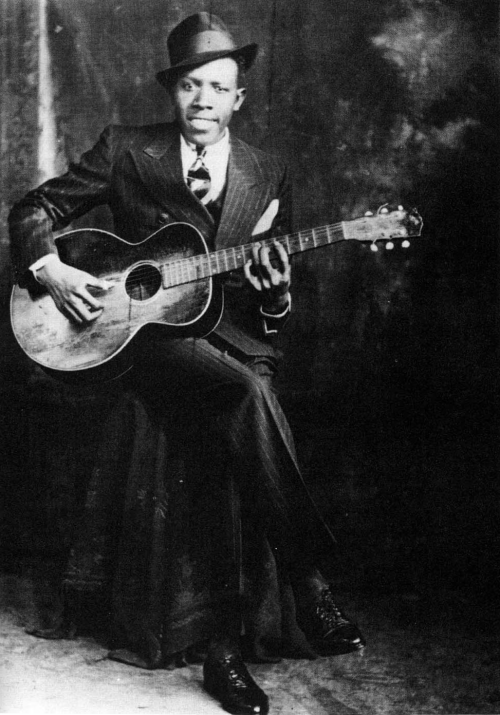 maybe-im-a-leo: The only two known photographs of Robert Johnson.