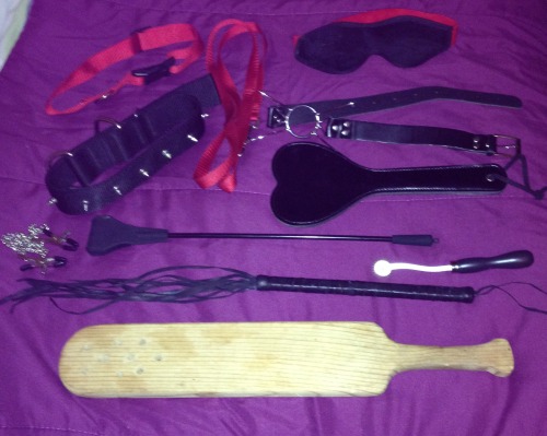 sexyphina: SOME of mine & Daddy’s toys! There’s still stuff at my house that didn’t get organize