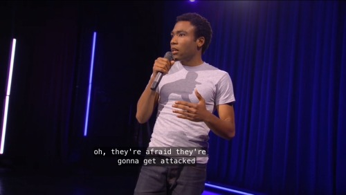 proudvaginaowner: Stand up by Donald Glover live from New York and speaking the damn harsh truth.