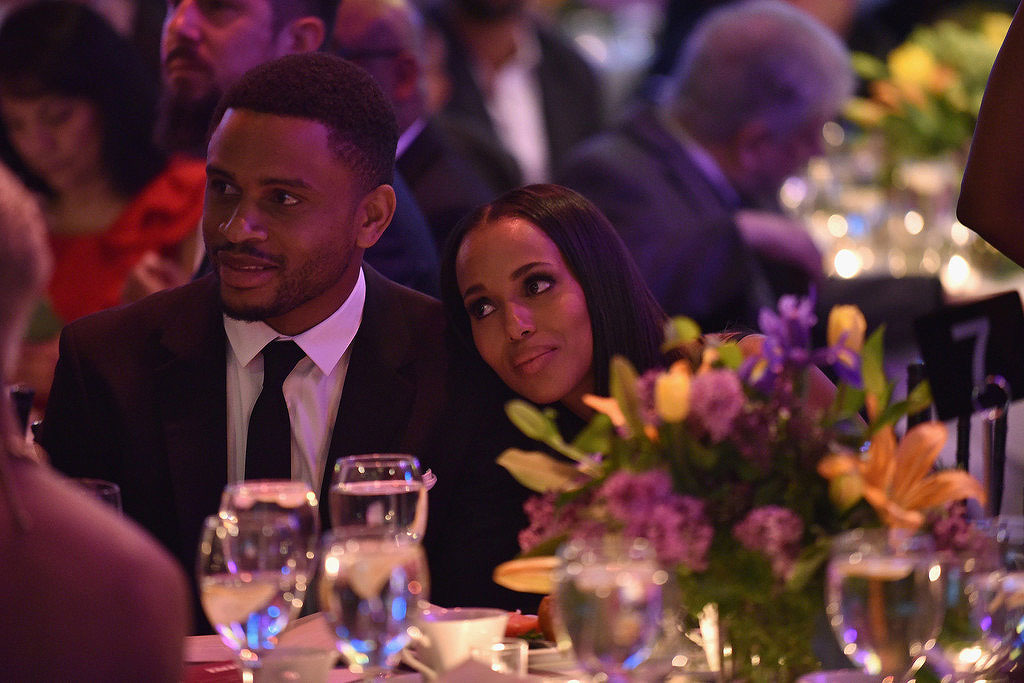 soph-okonedo:    Nnamdi Asomugha and Honoree Kerry Washington attend the Bronx Children’s