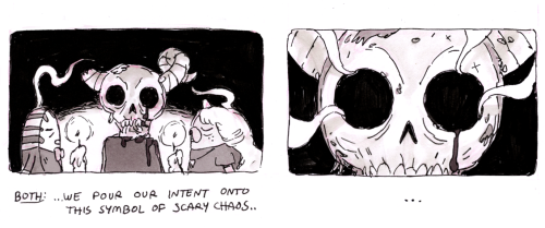 hannakdraws:  so yeah, I had this idea to make a small storyboard style comic for Inktober, but I don’t really have time for that …. sorry.  This is the intro scene though.    by writer/storyboard artist Hanna K. Nyström