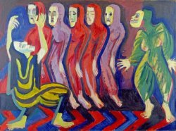 expressionism-art:Mary Wigman’s Dance of the Dead by Ernst Ludwig Kirchner