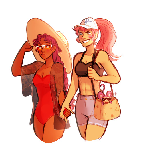 sutexii:utena &amp; anthy just need to go on a beach date ok