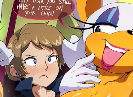 whackyscissors:  spazkidin3d:  Got around to draw a new Rouge X Topaz page.  love how kinky its gettin!