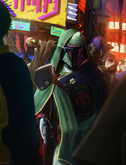 cinemagorgeous:  Fett by artist Dan LuVisi.