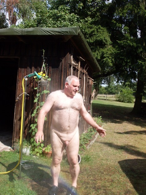 Art and photos of older man