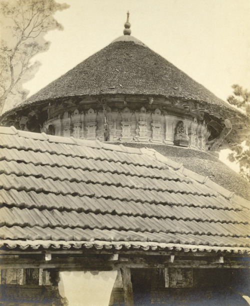 Inner view of the main shrine, Bhagavati Temple, Elatur, Calicut taluk, Malabar district