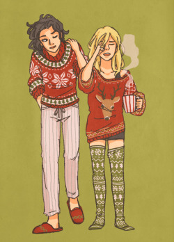 bootyfulmanlylegs:  Ugly christmas sweaters: T2 version