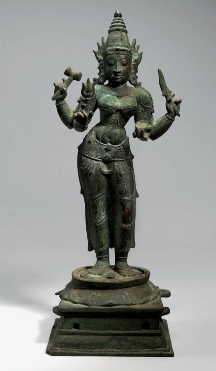 Bhairavi, Chola bronze from Tamil Nadu