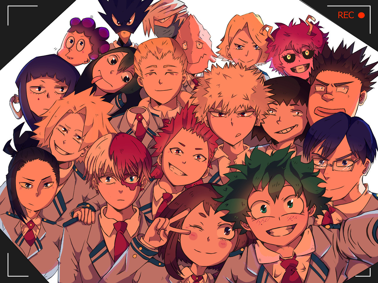 Boku no Hero Academia — eugeniaarachovity: Class 1-A Selfie (*^▽^*) ...