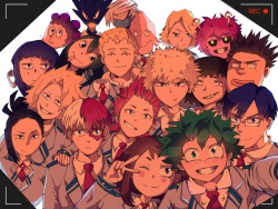 eugeniaarachovity: Class 1-A Selfie  (*^▽^*)   ( I’ve adopted all of these kids someone help me   (oT-T)尸 ) 