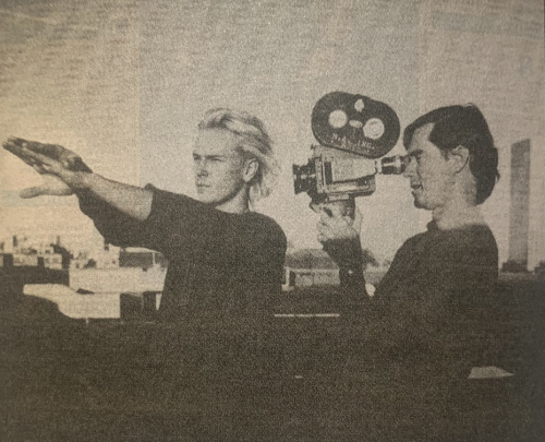 Kjgvgdbkbkje:  Rare Photo Of River Phoenix And Gus Van Sant, 1991 (Gus Van Sant: