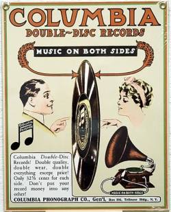 October 21 1908 : The first two-sided vinyl