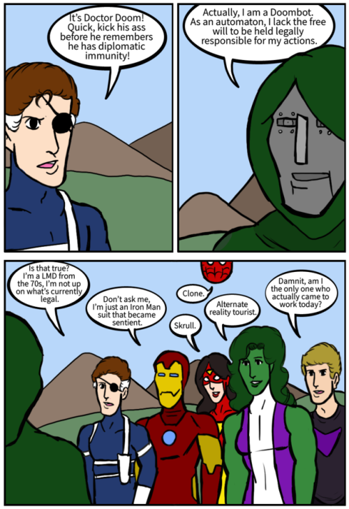 waitingforthet: …what is Spider-Man hanging from? This comic is, as is usual for Wednesd