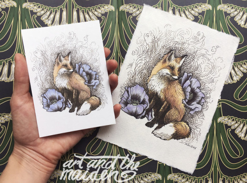 fox and poppies printsFacebook I Etsy I Instagram