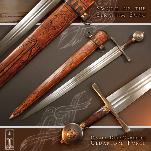 art-of-swords:Handmade Swords - Sword of the Seraphim SongMaker: David DelaGardelleThe sword of the 