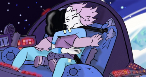 iamwhatmonstershavenightmaresof:  “Sometimes, you just gotta know when to bail.”Screen-cap re-draw from Space Race.