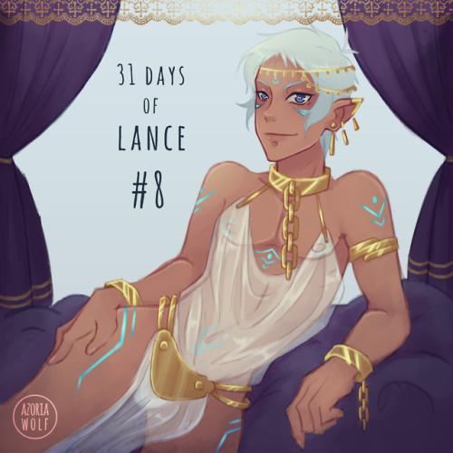 paladinbluespace: Julance! Day 8 : Altean!Lance I drew many altean lance but never as a slave before