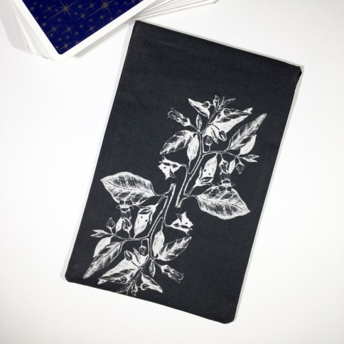 divinenoctivaga: The first three Poison Plant Series tarot bags are now available in the shop.  