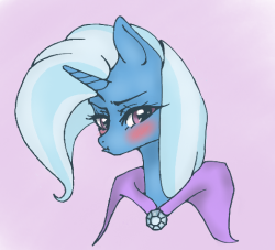 ask-nemo-von-silver:  My half of the art trade with thunderose31  The Great and POUTiful Trixie~! X3