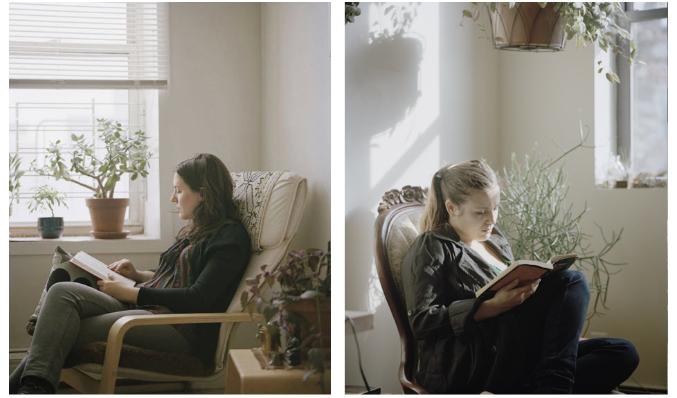 digbicks:  Reading Women (2012 - 2013), Carrie Schneider Rena reading Zadie Smith,