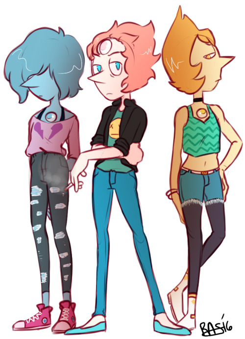 XXX jankybones:  BAD PEARL SQUAD Commission for leaving-beach-city ! photo