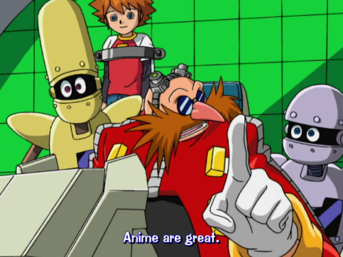 the-backspin-alchemist:warpedpoint:THIS SHOW THOSonic X was so bizarrely self-aware at times…