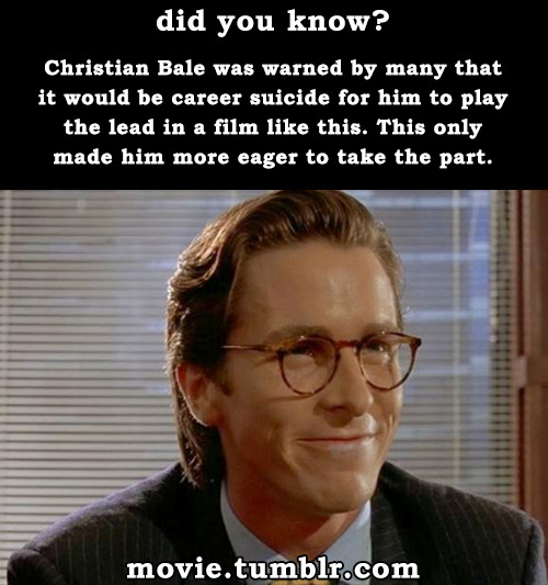 movie:  American Psycho (2000) facts | More movie facts