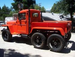 flatfendersforever: 1953 6x6 Pickup