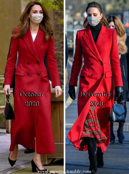 Duchess of Cambridge - royal recycling (Alexander McQueen coat)