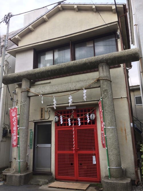 穴守稲荷神社　（東京都練馬区旭丘1-20-5)Anamori Inari Shrine (1-20-5 Asahigaoka, Nerima, Tokyo)I stumbled across this