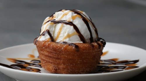 Churro Ice Cream Bowl