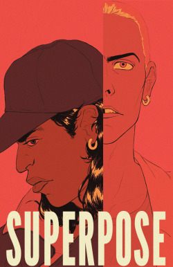 hannahconnollyart:  GUESS WHAT LAUNCHES TOMORROW, 5/31? SUPERPOSE ! @greiison and I’s coming of age/sci-fi/crime/horror/romance blockbuster hit of the summer of 1982. Like a comic, it is told in sequential panels, but each panel is drawn to look like