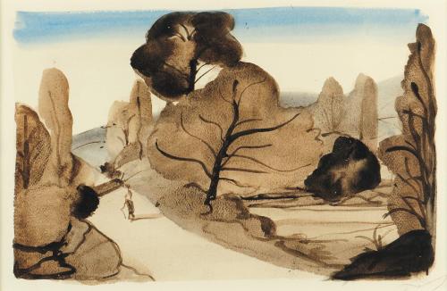 amare-habeo: André Derain (French, 1880-1954) Landscape (Paysage), N/D