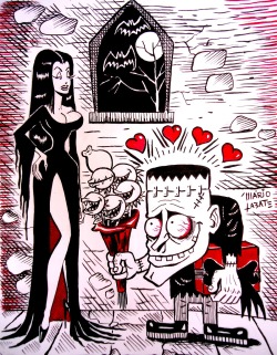 horrorgasmo:  “Monster in love” www.mario-labate.blogspot.com