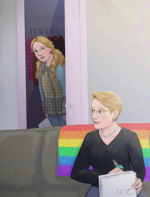 spiritintheinkwell:Ten years later, here’s to the most important time a person comes out: when she c