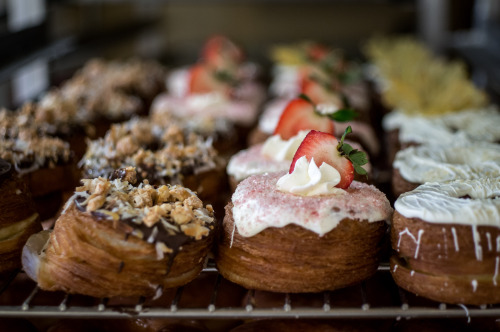 gentlemankrogan:  We visited a friend’s donut shop while in San Diego a couple of weeks ago on what happened to be Donut Day — it was super busy so instead of sitting down out front with us, she invited us into the back of the shop to chat while she