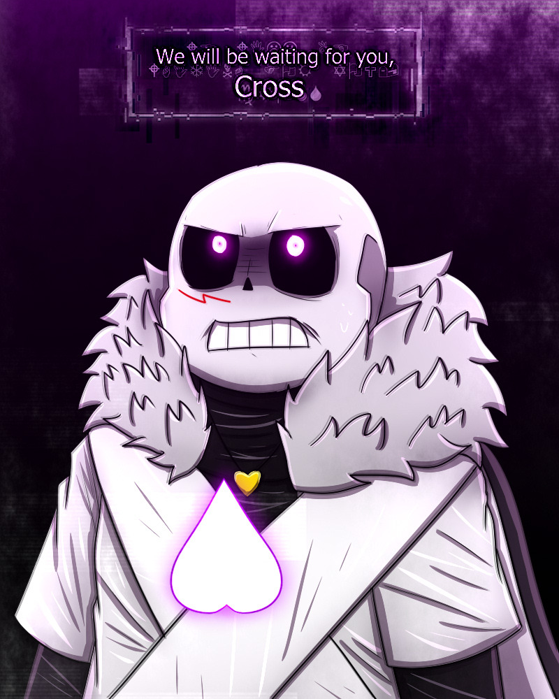 Revolvius' Realm : CROSS!SANS by @jakei95 “We will be waiting for
