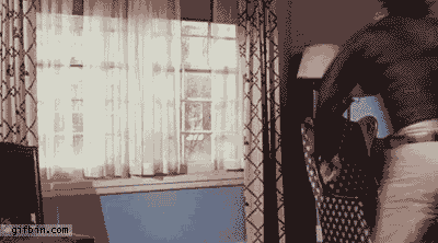 WHEN YOU DON’T HAVE ENOUGH TIME TO LEAVE THE ROOM WHILE THEY ARE DOING A PORTABLE