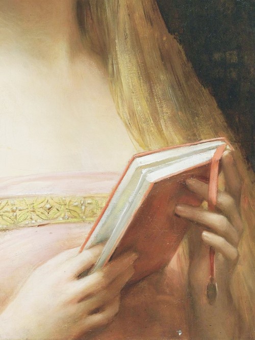 die-rosastrasse:Girls & Books I., IV. Léon François Comerre (French, 1850-1916)II. Thomas Lawren