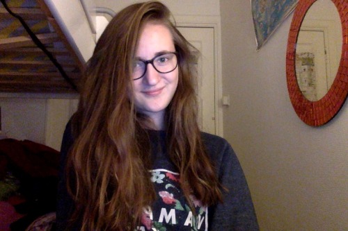 phrazes-for-jules:shitty lighting but should I dye my hair?? Idk I like my natural hair colour and I