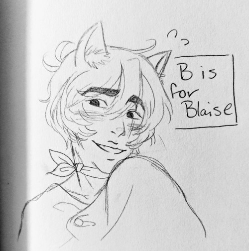 spell-struck: Day Two of FebruarOC! Today is B, for Babe- I mean Blaise. Love him, that Cheshire Cat