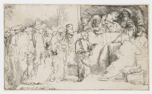 Christ disputing with the doctors, 1652, Rembrandt Van Rijn