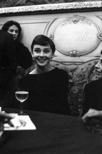 Audrey Hepburn photographed by Jack Garofalo in Paris, France, March 03, 1955.