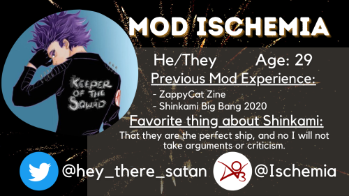 Our next mod up is Mod Ischemia! Well known in the ShinKami fandom, they’re pumped to help out for e