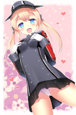 cute-girls-from-vns-anime-manga:  プリンツ・オイゲン by pikazo