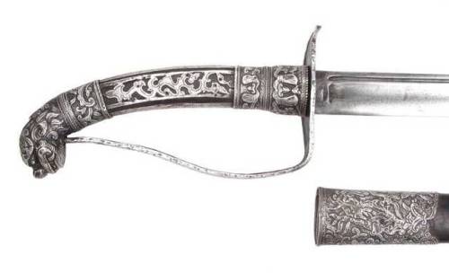 Silver mounted Vietnamese guom, mid 19th century.from Auctions Imperial