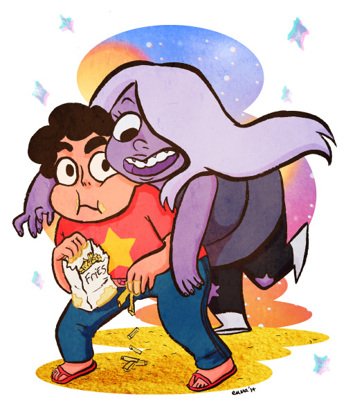 emmainky:  Best Fry-Ends amirite guys? Another Thought Bubble print, gonna be available for £3 if you wanna drop by my table!
