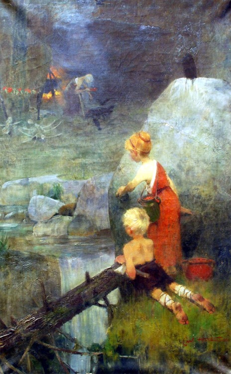 Hansel and Gretel Bei der Waldfrau (The Woman in the Forest) by Karl Hartmann