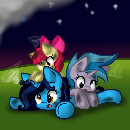 asklittleapplebloom:  ???: This is the last time you’ll see THAT Apple…askbananapie, askaponywithbraces & askwintergraphitepony  xP